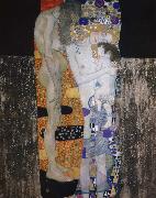 Gustav Klimt kvinnans tre aldrar painting